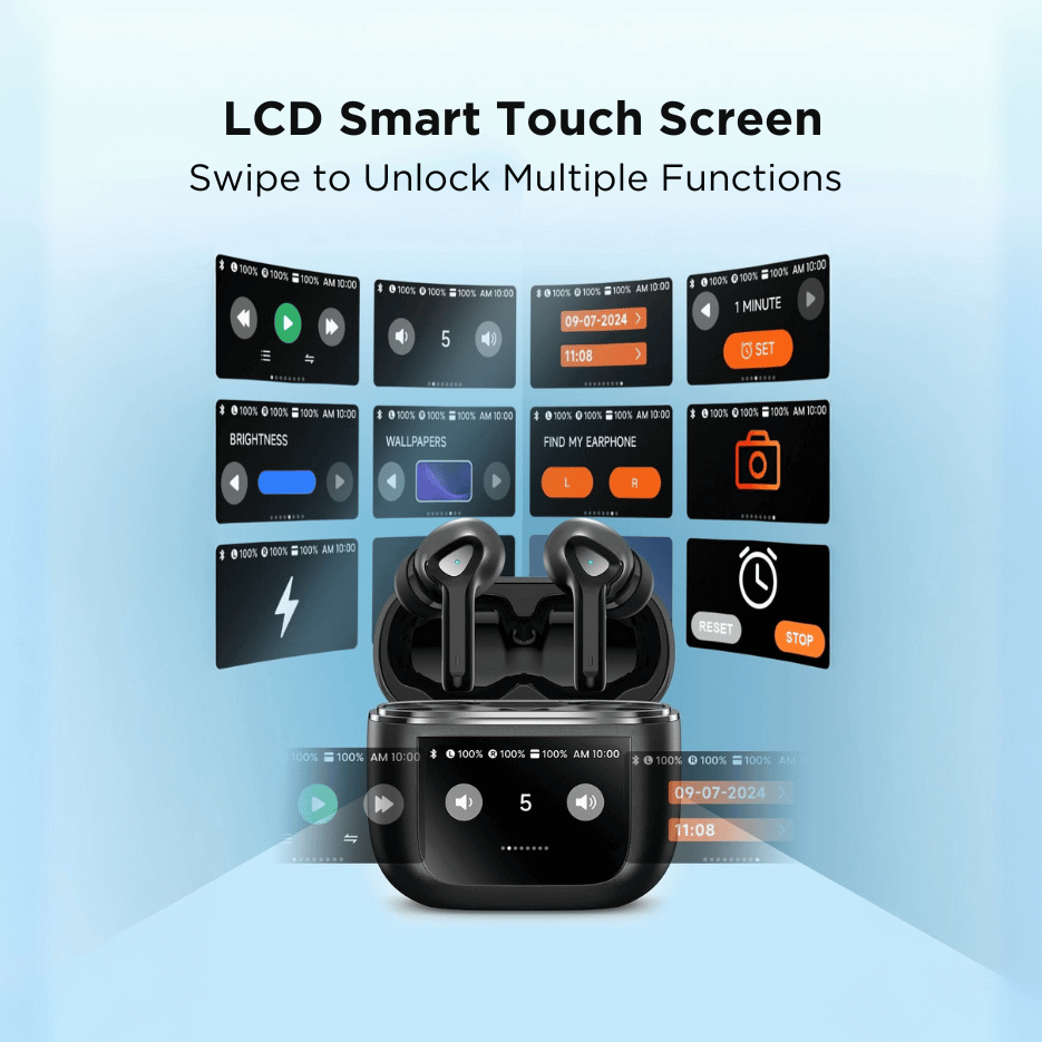 BLACK BassBuds 2 True Wireless (TWS) Earbuds with Smart Touch Screen, Upto 30H Playtime, 1 Yr Warranty BLACK BassBuds 2 True Wireless (TWS) Earbuds with Smart Touch Screen, Upto 30H Playtime, 1 Yr Warranty